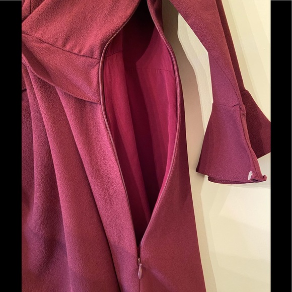 Lulu’s Dress Size S Plum Purple Ruffled - Picture 6 of 9